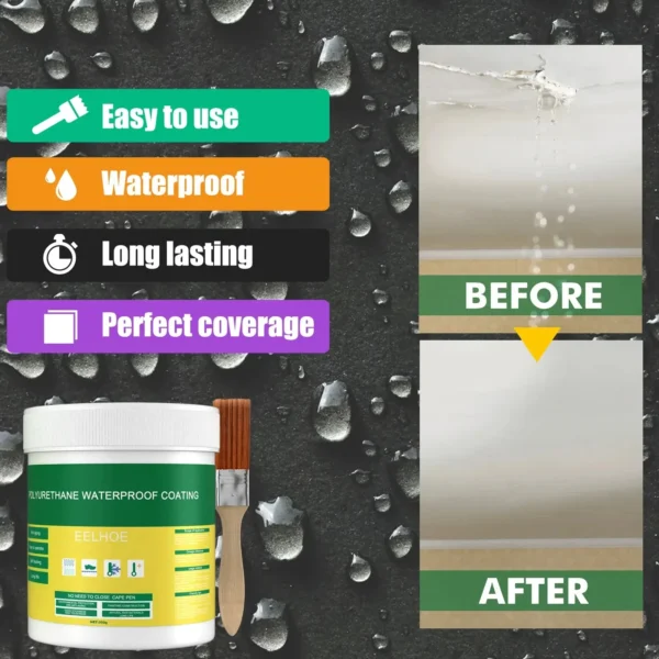 Invisible Waterproof Coating Sealant | Transparent Strong Insulating Repair Agent | 300g Clear Sealing Solution - Image 4