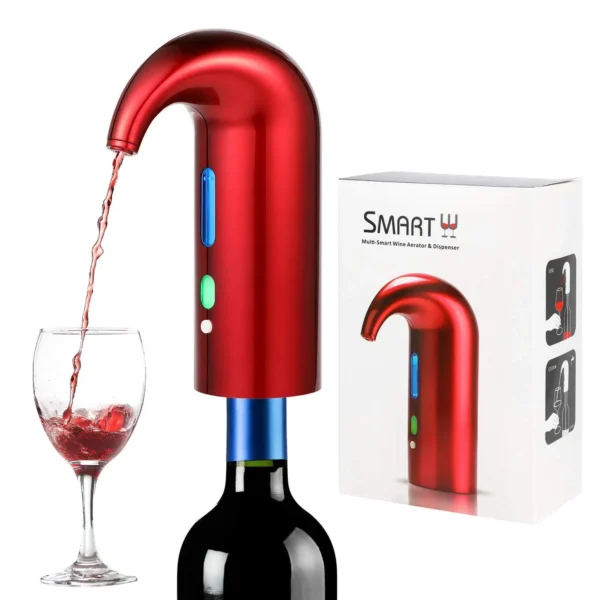 Electric Wine Decanter | Smart USB-Charged Pourer & Automatic Aerator | Quick Red Wine Dispenser for Bar Use - Image 2