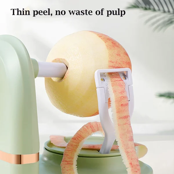 Hand-Cranked Manual Fruit Peeler | Multifunctional Apple & Pear Slicer with Divider & Spare Blades | Kitchen Tool - Image 5