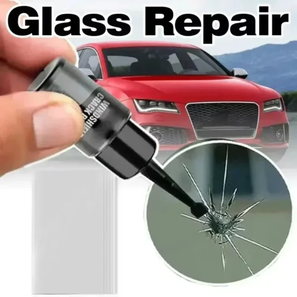 Windscreen Crack Repair Fluid | Glass Curing Glue for Car Windshield Scratch Restoration | Window Repair Resin Solution