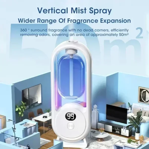 Automatic Essential Oil Diffuser – Scent Nebulizer for Home Deodorization | Perfume Machine for Kitchen, Toilet & Indoor Spaces - Image 5