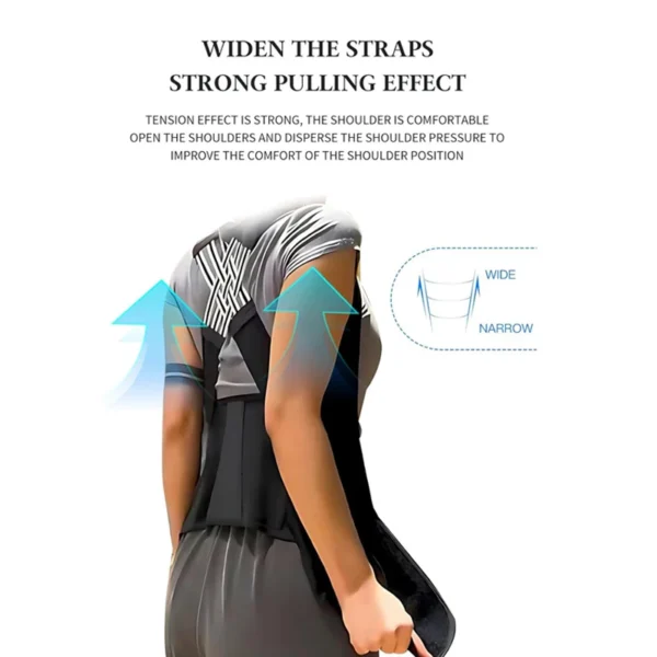 Back Posture Corrector Brace | Breathable Support Belt for Women, Students & Kids | Adjustable Shoulder Strap for Comfort - Image 5