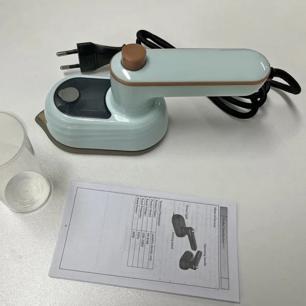 Professional Mini Steam Iron | Handheld Portable Garment Steamer | Wet & Dry Ironing for Clothes | Compact Travel-Friendly Design - Image 6