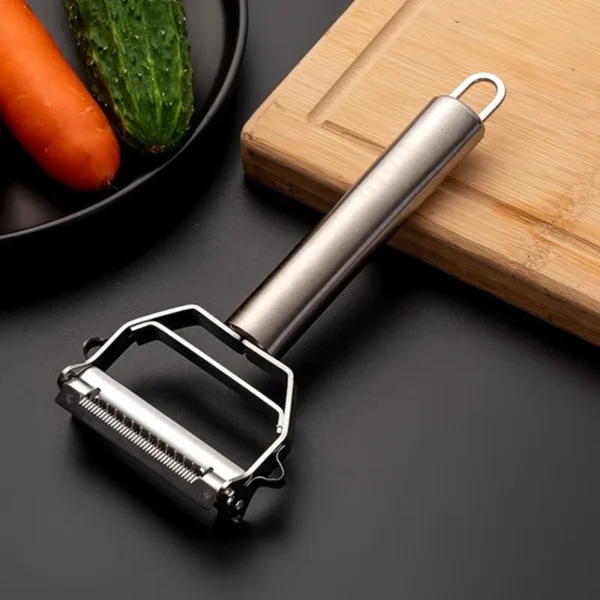 Multifunctional Kitchen Peeler | Stainless Steel Vegetable & Fruit Peeler | Durable Potato Slicer & Carrot Shredder - Image 3