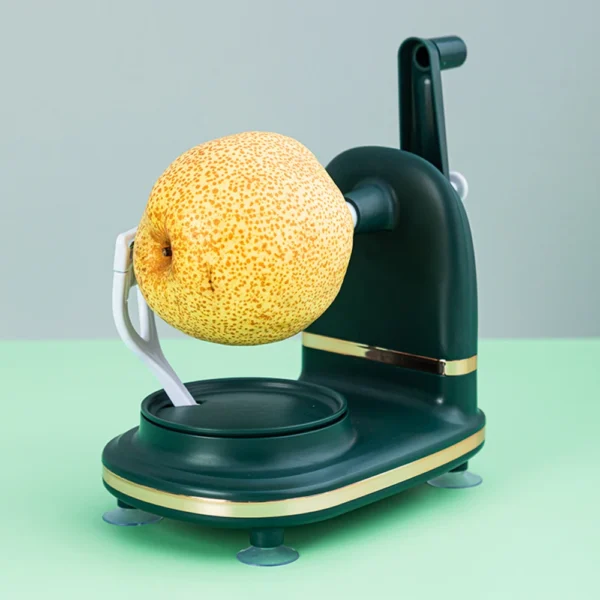 Hand-Cranked Manual Fruit Peeler | Multifunctional Apple & Pear Slicer with Divider & Spare Blades | Kitchen Tool - Image 6