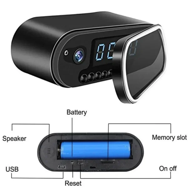 HD 1080P WiFi Mini Camera | Real-Time Home Security Recorder with Motion Detection | Mobile App Control & Hidden TF Card Slot - Image 3