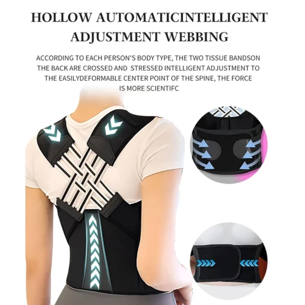 Back Posture Corrector Brace | Breathable Support Belt for Women, Students & Kids | Adjustable Shoulder Strap for Comfort - Image 6
