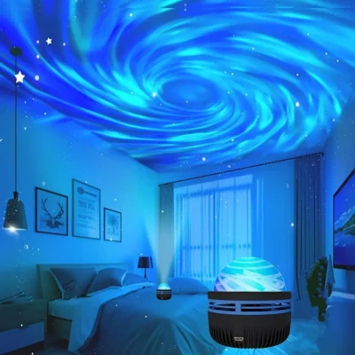 LED Galaxy Projector Light | Colorful Sky & Star Night Light for Bedroom & Kids Room | Christmas Party Decoration