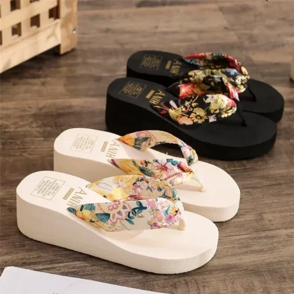 2025 Women's Summer Flip Flops – Stylish Platform Wedge Sandals | Beach & Casual Outdoor Footwear for Every Summer Adventure
