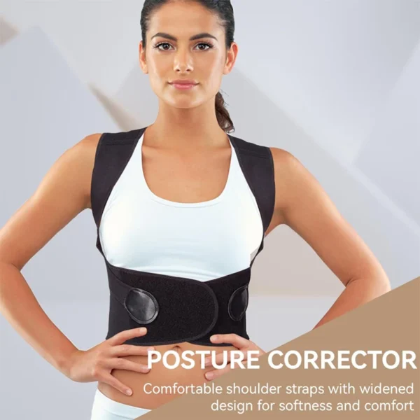 Back Posture Corrector Brace | Breathable Support Belt for Women, Students & Kids | Adjustable Shoulder Strap for Comfort - Image 4