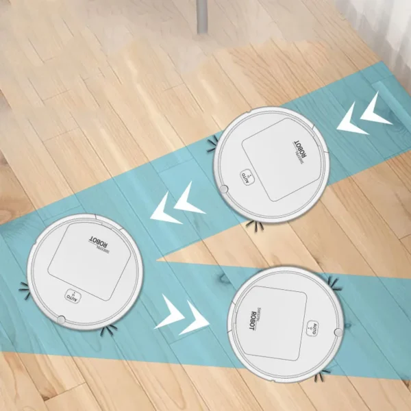 New Automatic Robot Vacuum Cleaner | Smart Dry & Wet Cleaning with Auto Charging | Intelligent Home Cleaning Solution - Image 4