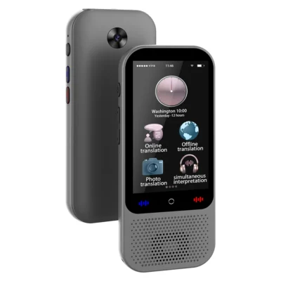 S80 Pro Portable Language Translator | 138 Languages with Voice & Offline Translation | ChatGPT Functionality