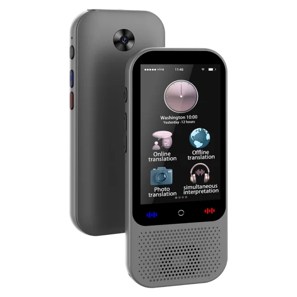S80 Pro Portable Language Translator | 138 Languages with Voice & Offline Translation | ChatGPT Functionality