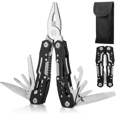 Multi-Tool Pocket Knife | Folding Pliers for Outdoor, Tactical & Survival Use | Portable Multipurpose Repair Tool