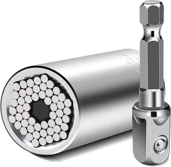7-19mm Universal Torque Wrench Socket | Multifunctional Sleeve & Bushing Spanner Set | Portable Hand Tool Repair Kit - Image 2