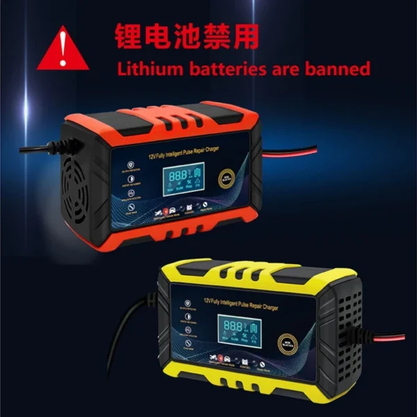 6A Fully Automatic Smart Car Battery Charger – 12V Intelligent Charger for 100Ah Lead Acid, AGM, Gel Batteries | Cars, Trucks & Motorcycles - Image 3
