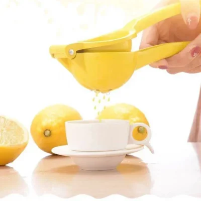 Aluminum Alloy Lemon Squeezer | Hand-Pressed Manual Juicer for Home & Kitchen | Portable Mini Fruit Blender