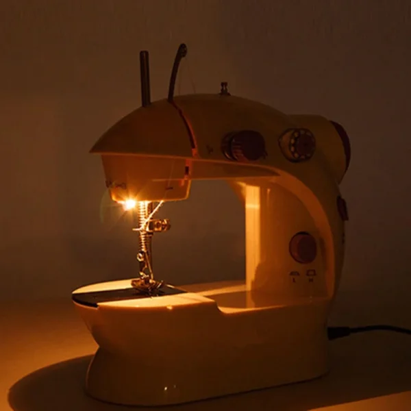 Portable Electric Sewing Machine | Household Beginner-Friendly DIY Sewing with Light & Speed Control | Home Sewing Accessory - Image 2