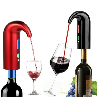 Electric Wine Decanter | Smart USB-Charged Pourer & Automatic Aerator | Quick Red Wine Dispenser for Bar Use