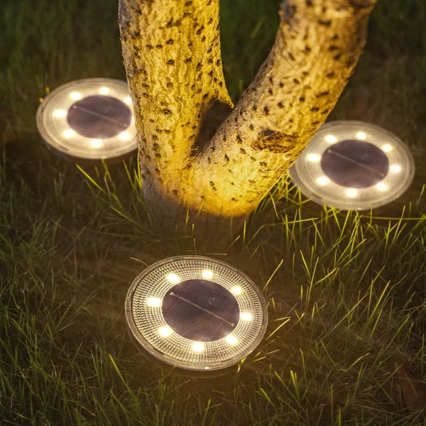 IP68 Waterproof Solar Ground Lights – LED Outdoor Path & Deck Lighting | Lawn, Driveway, and Garden Decorative Lamps with Lighting Control - Image 5