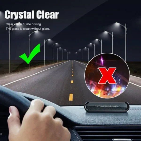 Car Glass Oil Film Remover | AIVC Glass Polishing Compound | Windshield Cleaner for Clear Auto Window Detailing - Image 3