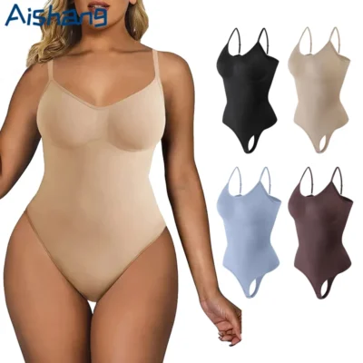 Colombian Fajas Bodysuit – Seamless Thong Shapewear for Women | Tummy Control & Slimming Sheath | Flat Belly Solution for Everyday Underwear