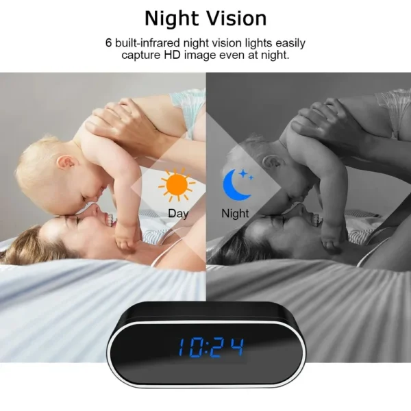 HD 1080P WiFi Mini Camera | Real-Time Home Security Recorder with Motion Detection | Mobile App Control & Hidden TF Card Slot - Image 2
