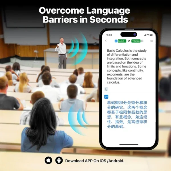 AI Language Translator Earbuds | 3-in-1 Real-Time Translation for 144 Languages & Accents | Travel, Business & Learning Tool - Image 2