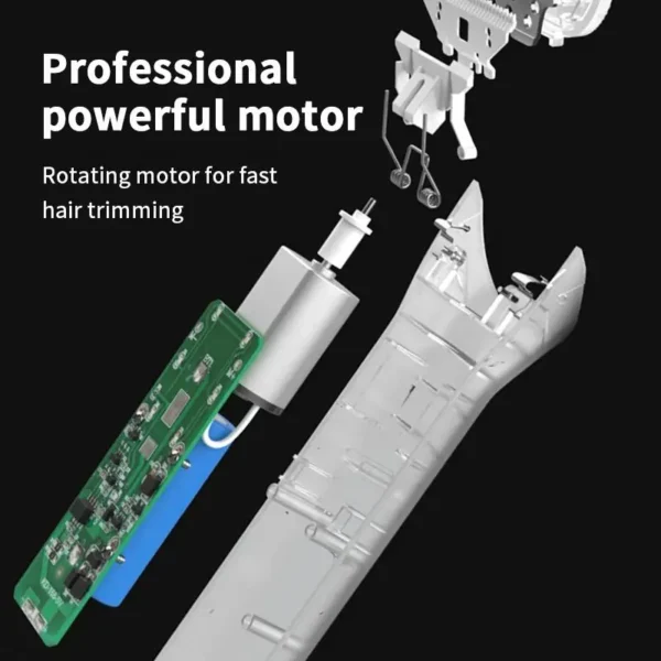 WAIKIL Men's Multi-Functional Electric Barber Trimmer | Intelligent Digital Display & USB Charging | Cordless Hair Styling Tool - Image 4