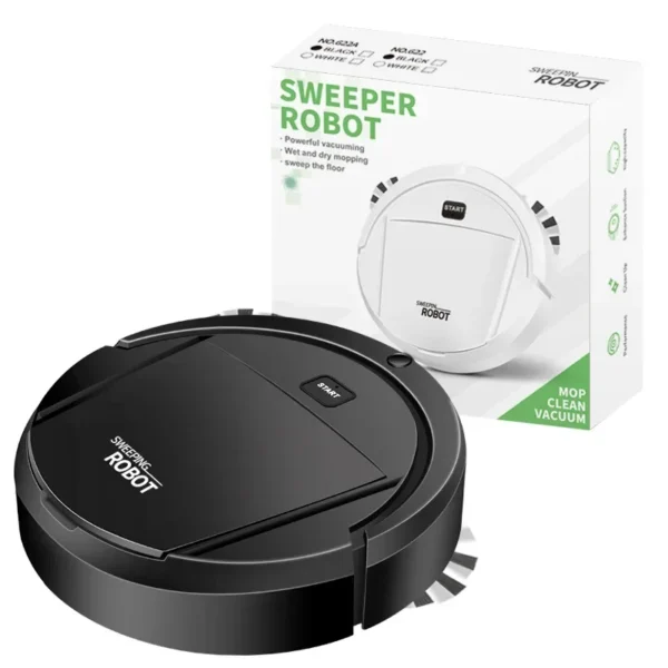 New Automatic Robot Vacuum Cleaner | Smart Dry & Wet Cleaning with Auto Charging | Intelligent Home Cleaning Solution - Image 6
