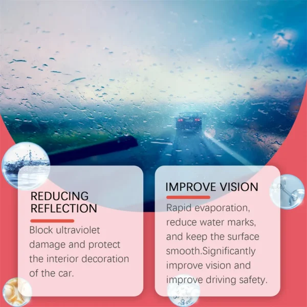 Car Glass Oil Film Remover | Hydrophobic Coating Cleaning Tool | Windshield & Window Detailing for Clear Auto Glass - Image 6