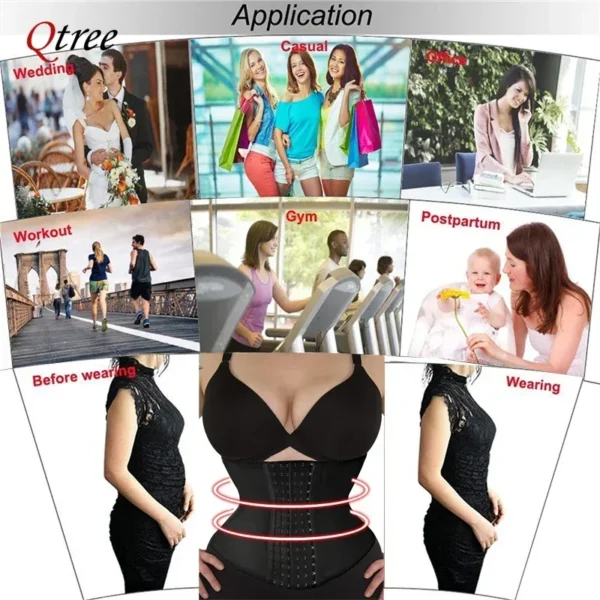 Women's Waist Trainer Belt | Slimming Belly Cincher Shapewear - Image 4