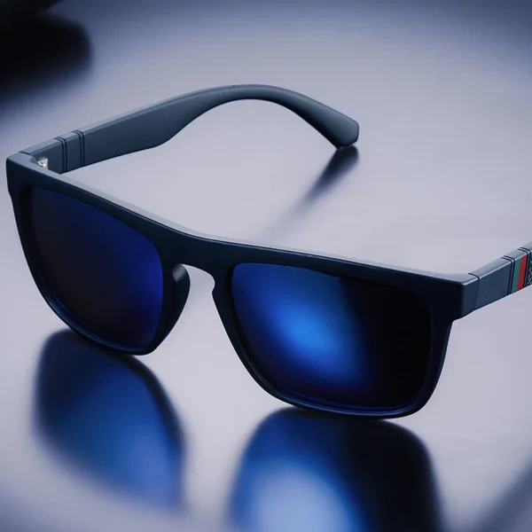 Fashion Square Polarized Sunglasses | Retro UV400 Eyewear for Men & Women | Driving & Fishing Sun Glasses - Image 2