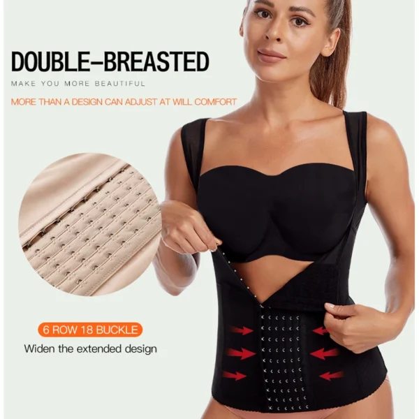 Postpartum Waist Corset – Slimming Tummy Control Sheath for Women | Flat Belly Waist Trainer & Body Shaper for Post-Pregnancy Recovery - Image 3