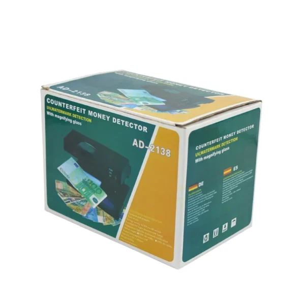 Portable Ultraviolet Counterfeit Money Detector | UV Light & Magnifier for Banknotes | Compact Currency Checker Tool - Image 2