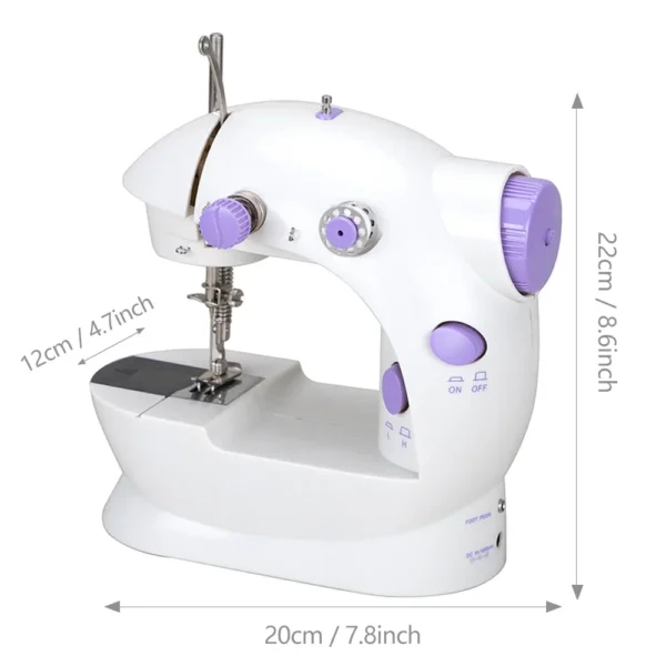 Portable Electric Sewing Machine | Household Beginner-Friendly DIY Sewing with Light & Speed Control | Home Sewing Accessory - Image 5