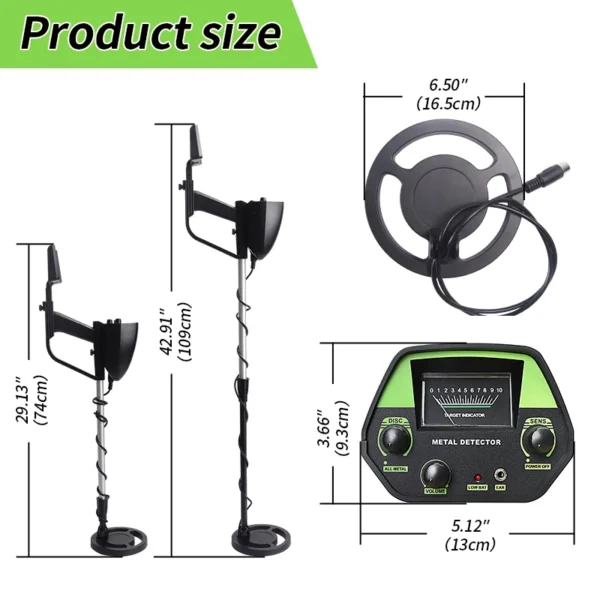 GTX5030H Metal Detector | Underground Treasure Hunter for Gold, Coins & Circuits | High-Performance Gold Detecting Tool - Image 3