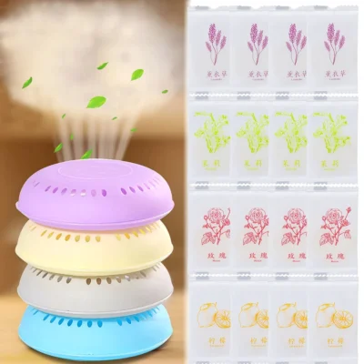 Long-Lasting Solid Air Freshener Tablets – Aromatherapy Fragrance for Bathroom, Bedroom, Wardrobe & Car | Compact Home & Travel Fresheners