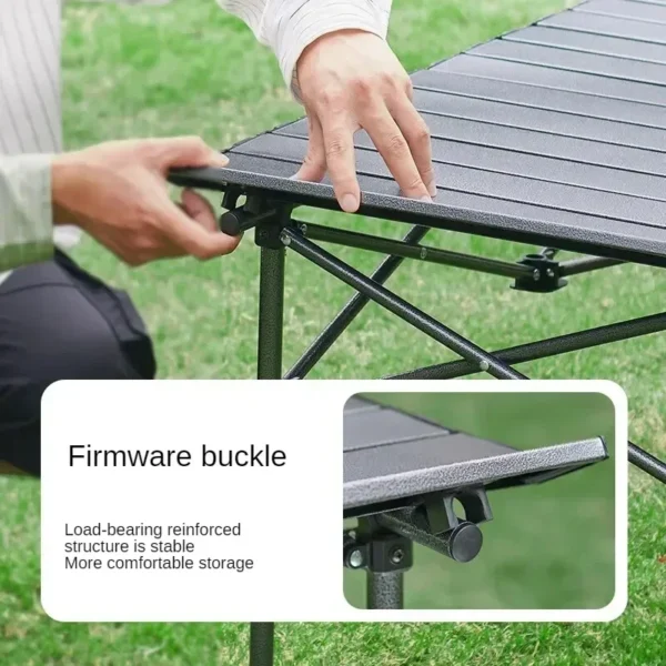 Portable Camping Table & Folding Chair | Waterproof Ultra-Light Picnic Table for Outdoor Garden & Travel - Image 4