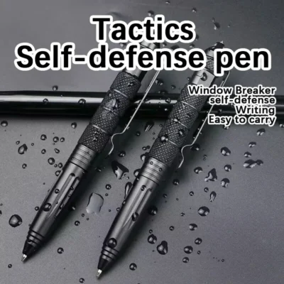 Multifunctional Tactical Pen | Tungsten Steel Protective Window Breaker Pen for Men & Women | Outdoor & Emergency Use