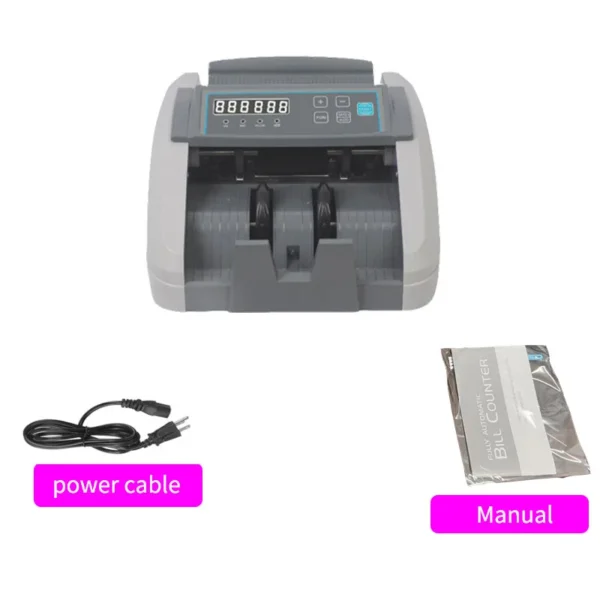 Huaen-307 Automatic Money Counter | Bill Counting Machine with LED Display, UV & MG Detection - Image 4