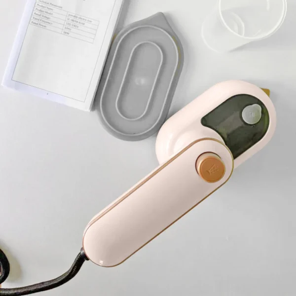 Professional Mini Steam Iron | Handheld Portable Garment Steamer | Wet & Dry Ironing for Clothes | Compact Travel-Friendly Design - Image 4