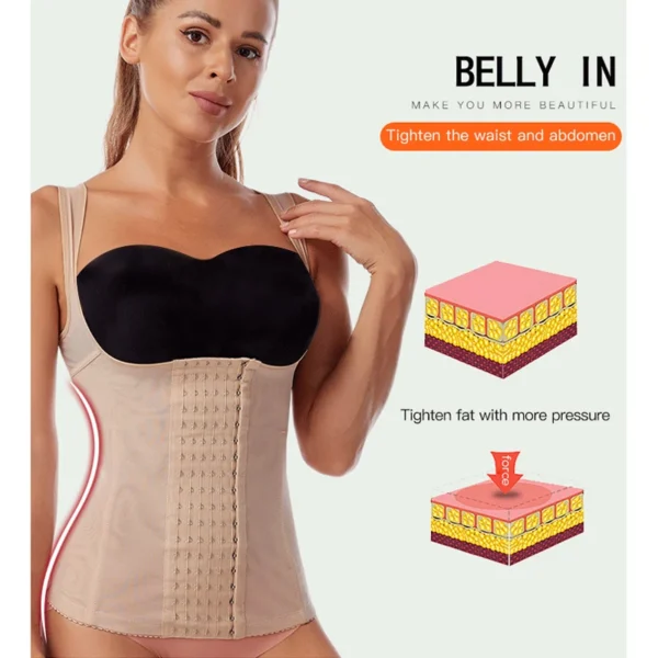 Postpartum Waist Corset – Slimming Tummy Control Sheath for Women | Flat Belly Waist Trainer & Body Shaper for Post-Pregnancy Recovery - Image 2