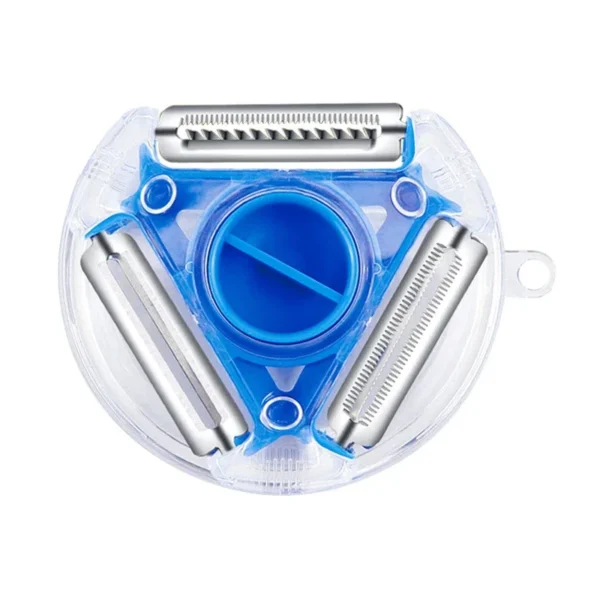 Stainless Steel 3-in-1 Vegetable & Fruit Peeler | Multifunctional Shredder & Peeling Tool | Kitchen Accessories - Image 2