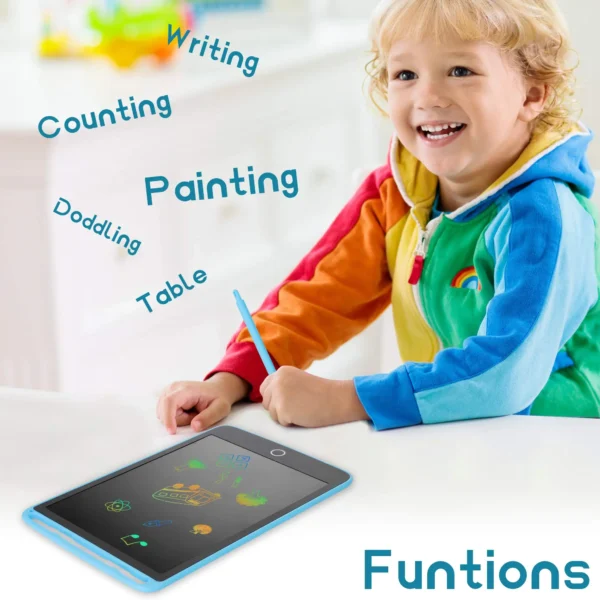 Efes Electronic Drawing Board | 8.5/10/12 Inch LCD Writing Tablet for Kids | Educational Painting Toy for Children - Image 5
