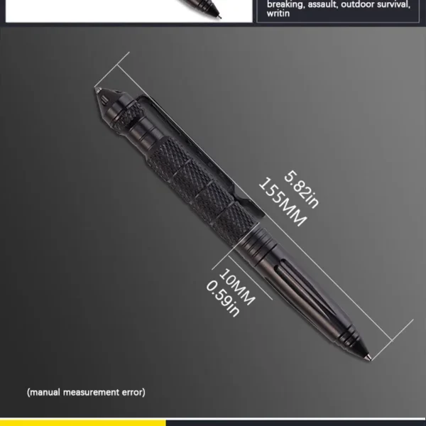 Multifunctional Tactical Pen | Tungsten Steel Protective Window Breaker Pen for Men & Women | Outdoor & Emergency Use - Image 2