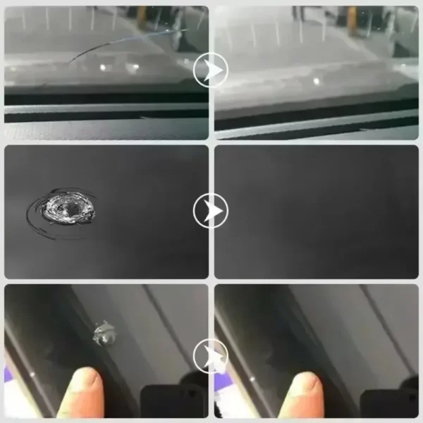 Windscreen Crack Repair Fluid | Glass Curing Glue for Car Windshield Scratch Restoration | Window Repair Resin Solution - Image 2