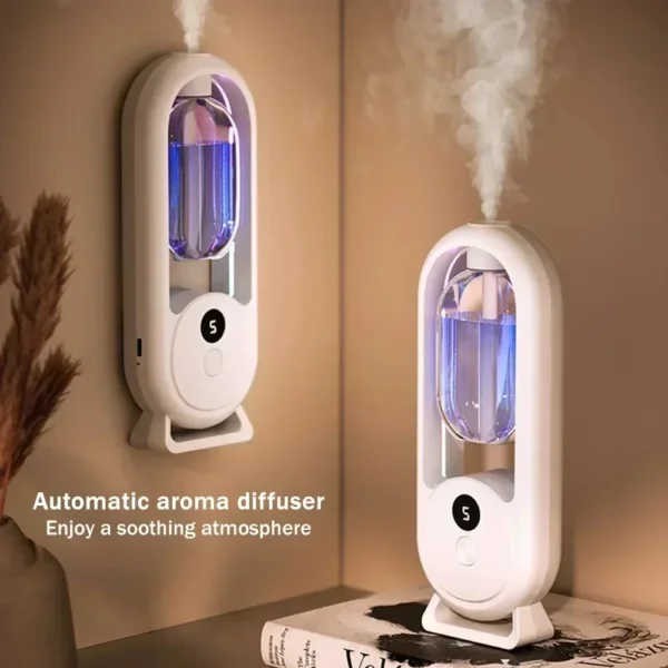 Automatic Essential Oil Diffuser – Scent Nebulizer for Home Deodorization | Perfume Machine for Kitchen, Toilet & Indoor Spaces - Image 2