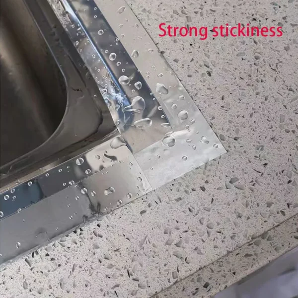 High-Temperature Aluminum Foil Tape | Heat-Resistant Adhesive Sealing Tape for Kitchen & Pipe Repairs | Leak-Proof Insulation - Image 4