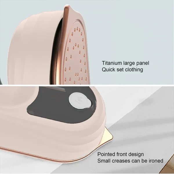 Professional Mini Steam Iron | Handheld Portable Garment Steamer | Wet & Dry Ironing for Clothes | Compact Travel-Friendly Design - Image 5